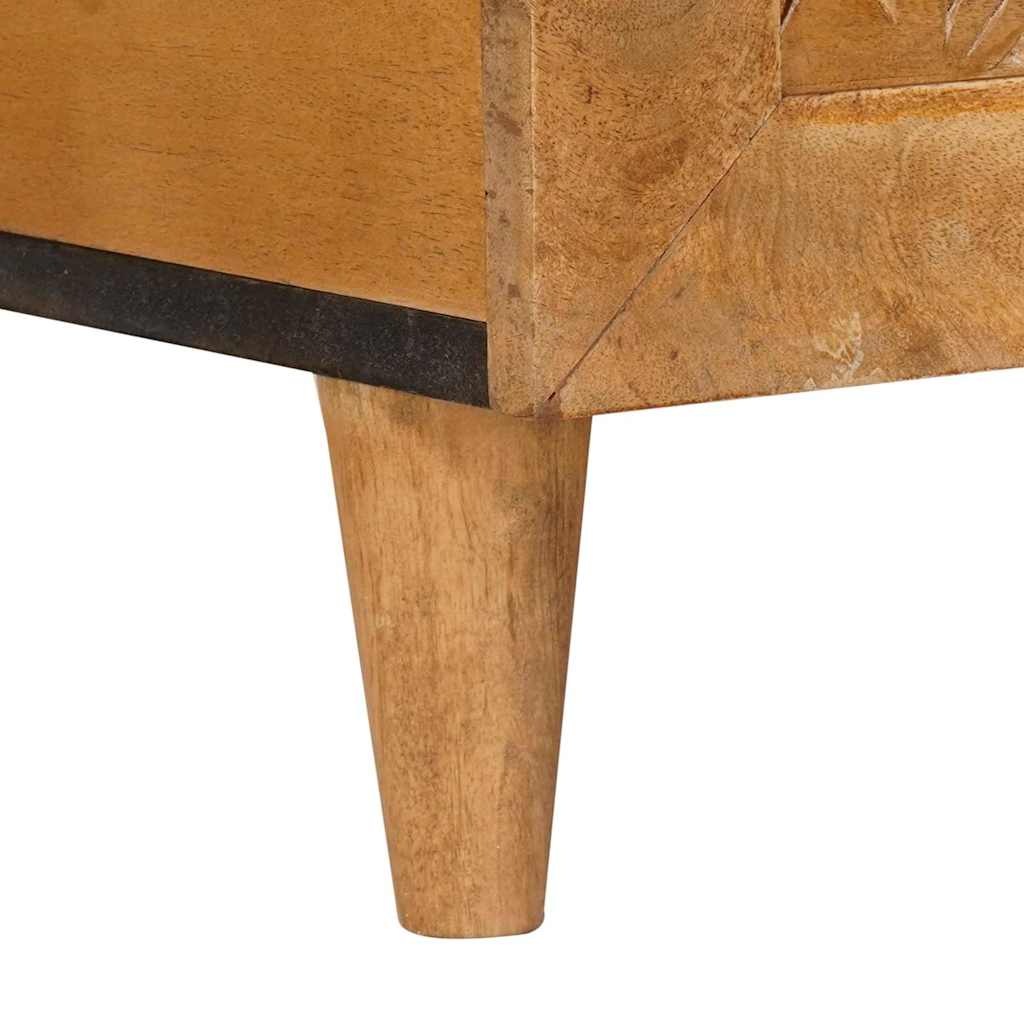 Coffee Table Light Brown 100 x 54 x 40 cm Solid Mango Wood