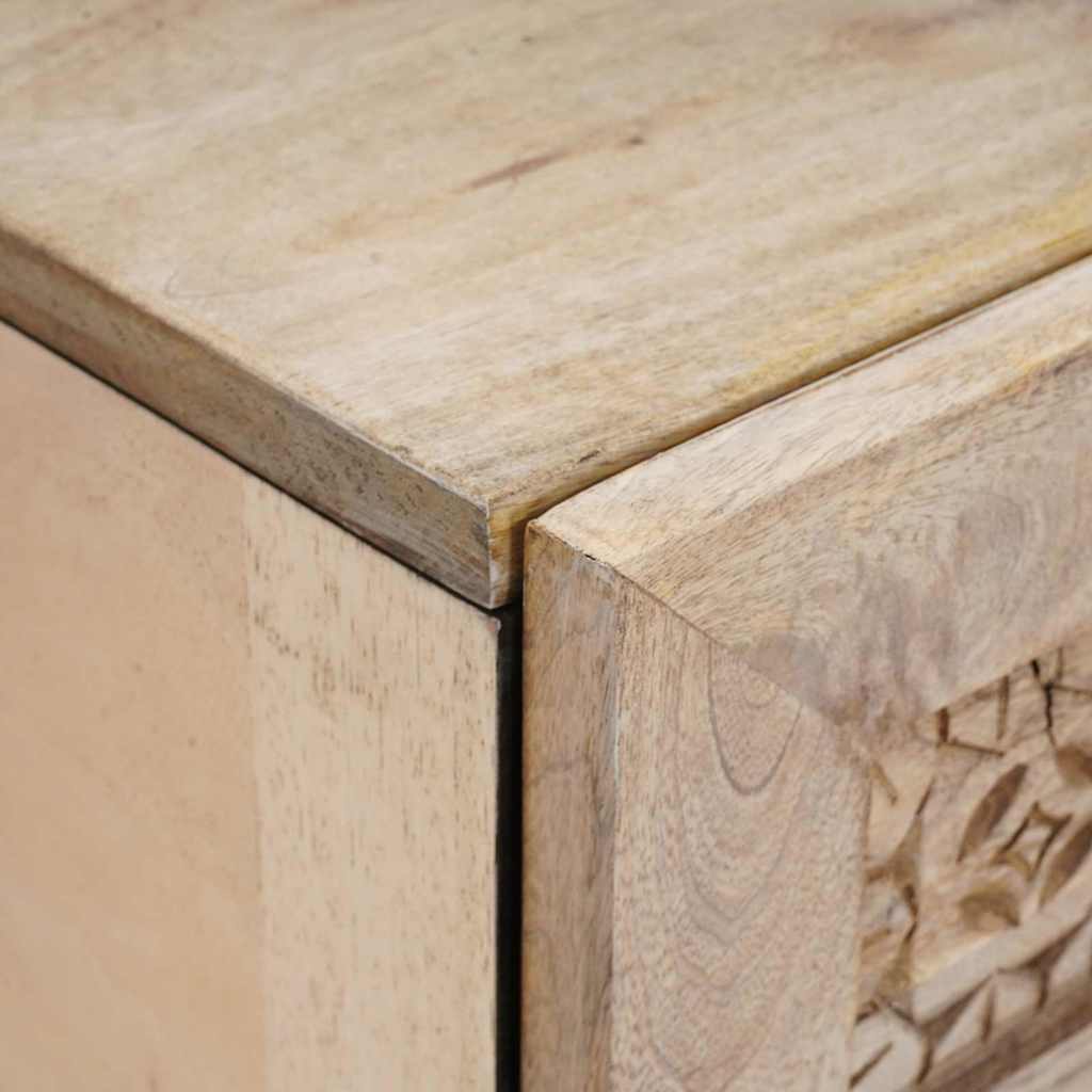Bedside Cabinet White 40 x 33 x 46 cm Engineered Wood