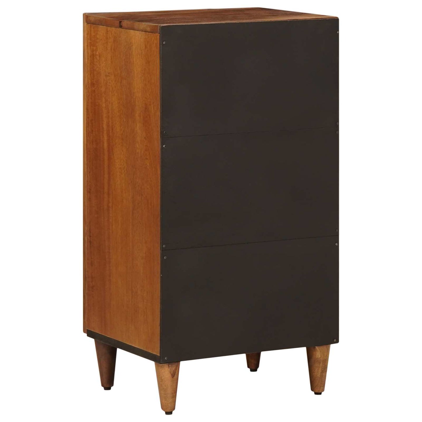 Sideboard with Storage Walnut 40 x 33 x 75 cm Solid Mango Wood