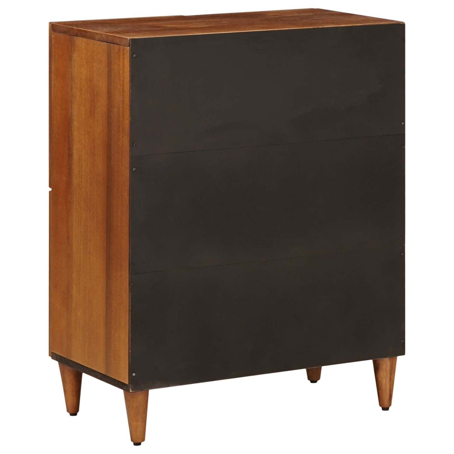 Sideboard with Storage Walnut 60 x 33 x 75 cm Solid Mango Wood