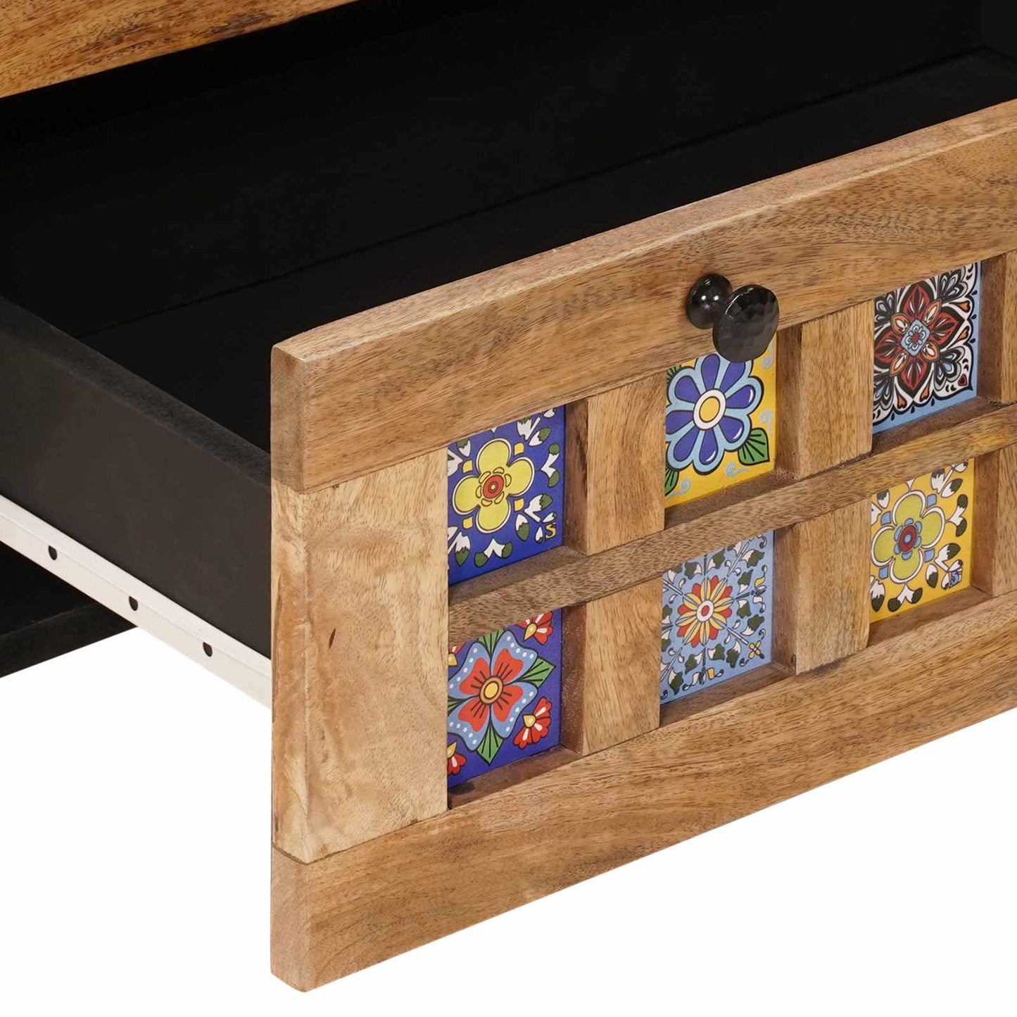 Sideboard 60 x 33 x 75 cm Solid Mango Wood Natural