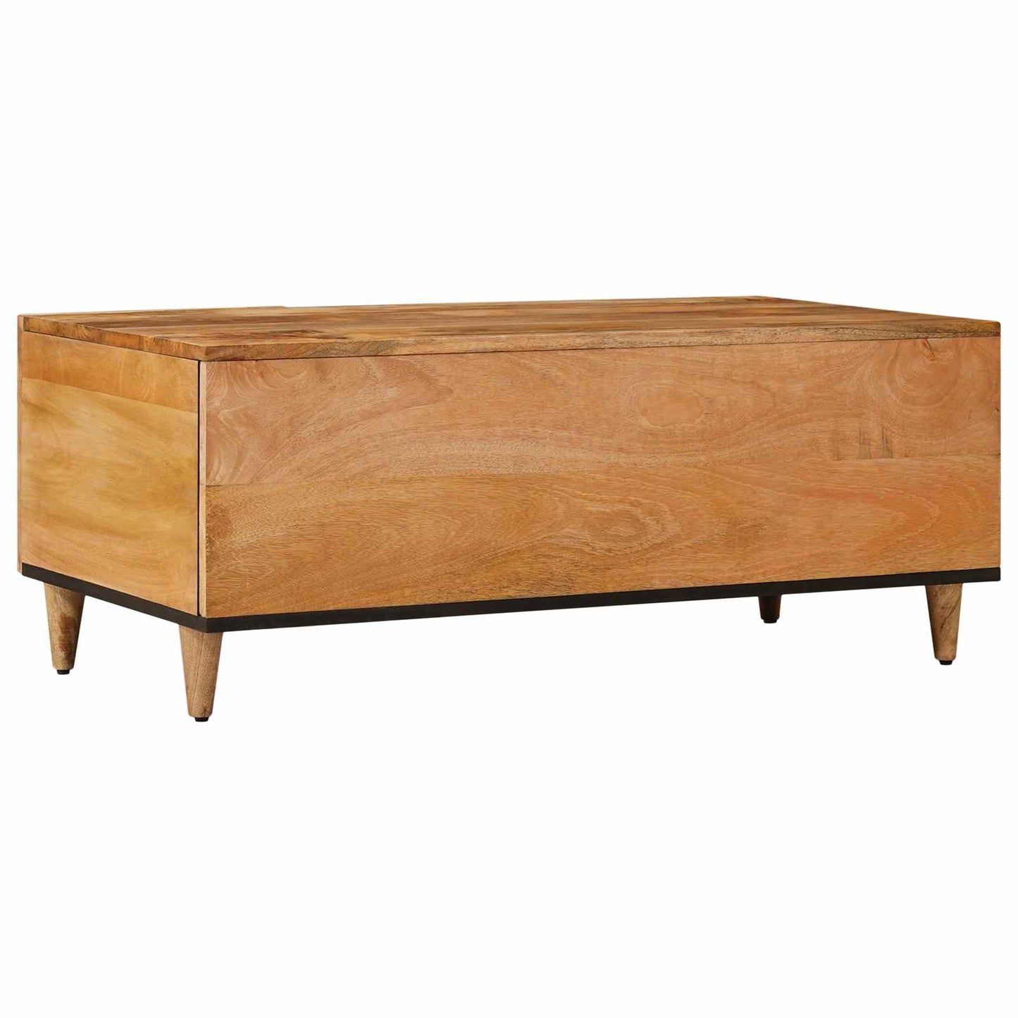 Coffee Table Natural 100 x 54 x 40 cm Solid Mango Wood