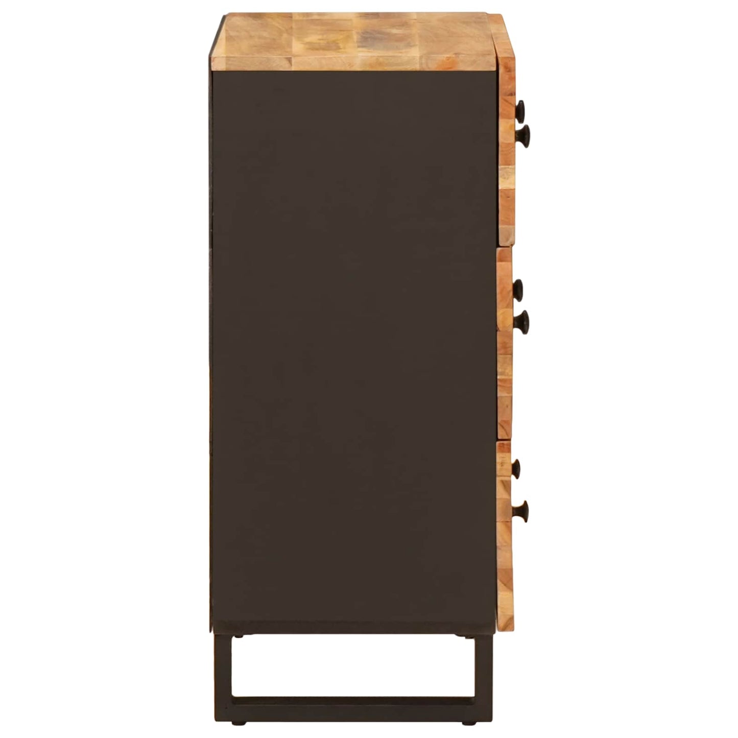 Storage Sideboard 60 x 33 x 75 cm Solid Mango Wood Brown