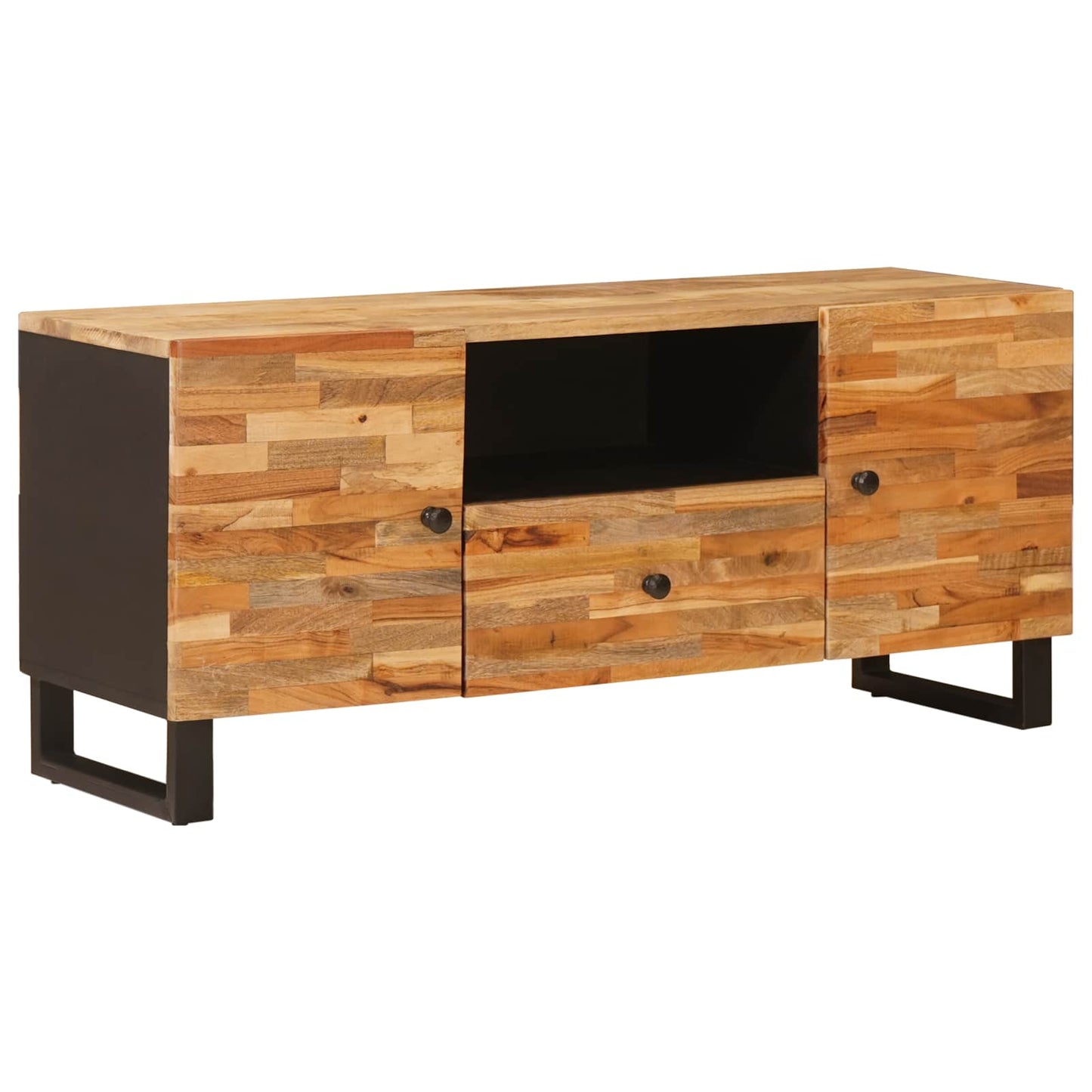 TV Cabinet Brown 105 x 33 x 46 cm Solid Mango Wood