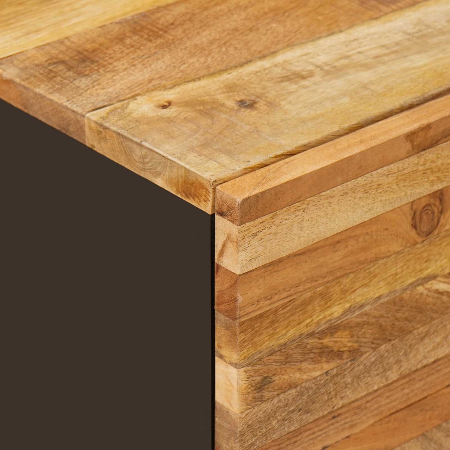 Bathroom Sink Cabinet Natural 62 x 33 x 58 cm Solid Mango Wood