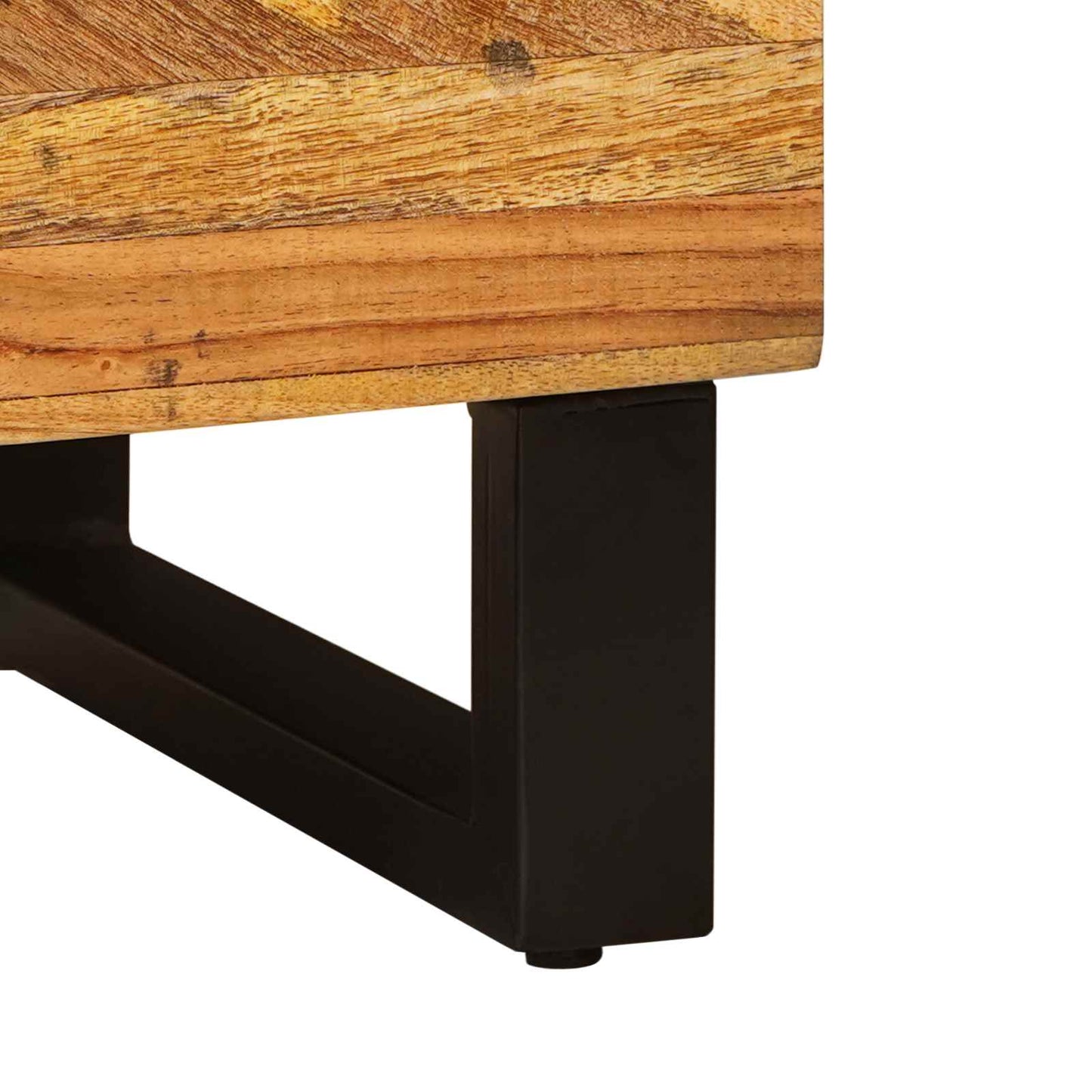 Bathroom Sink Cabinet Natural 62 x 33 x 58 cm Solid Mango Wood