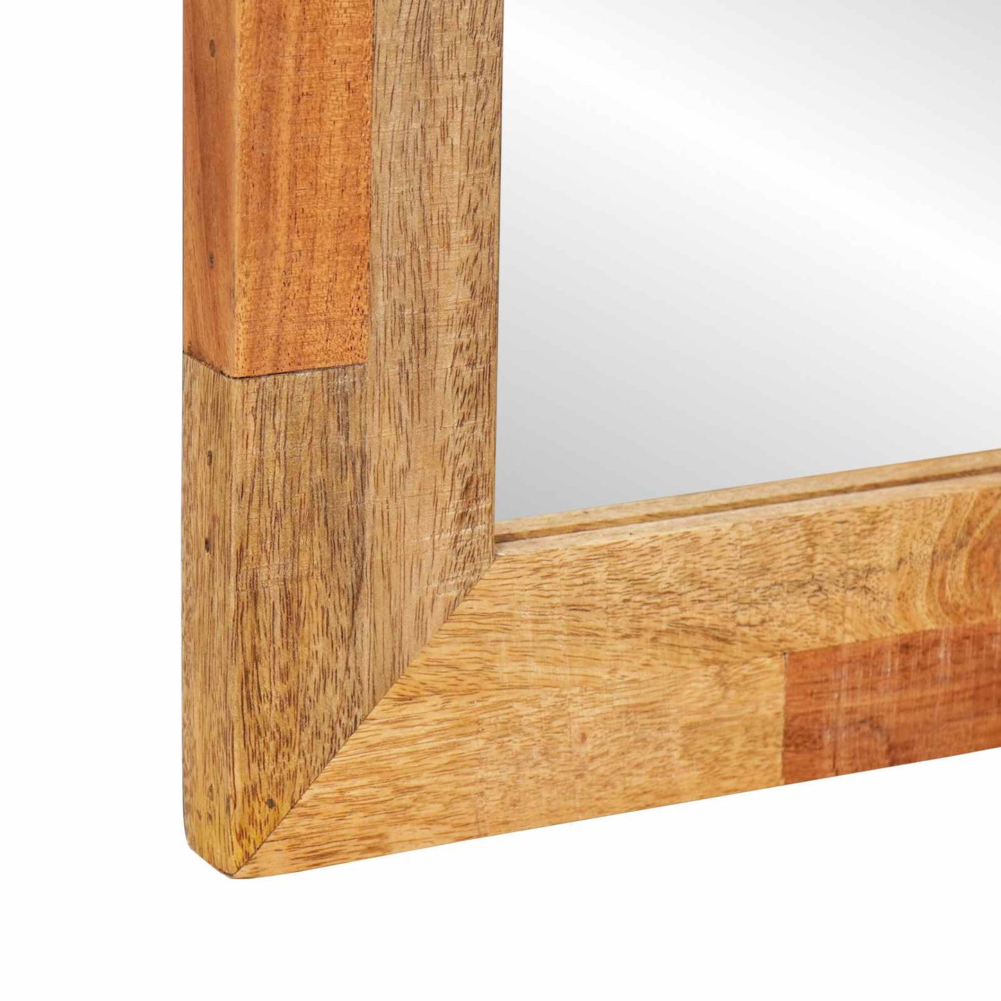 Bathroom Mirror Artisan Oak 50 x 70 x 2.5 cm Solid Mango Wood