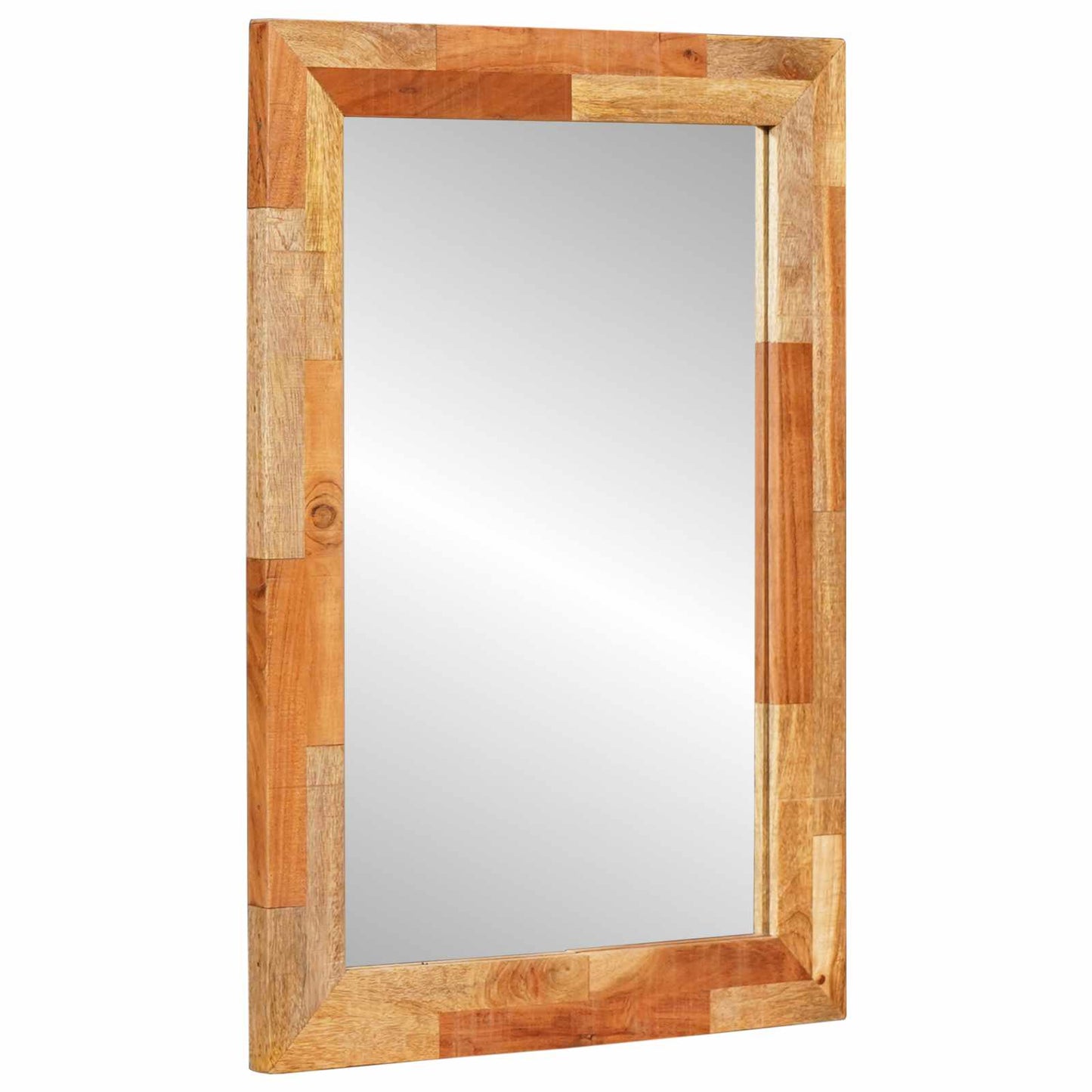 Bathroom Mirror Artisan Oak 50 x 70 x 2.5 cm Solid Mango Wood