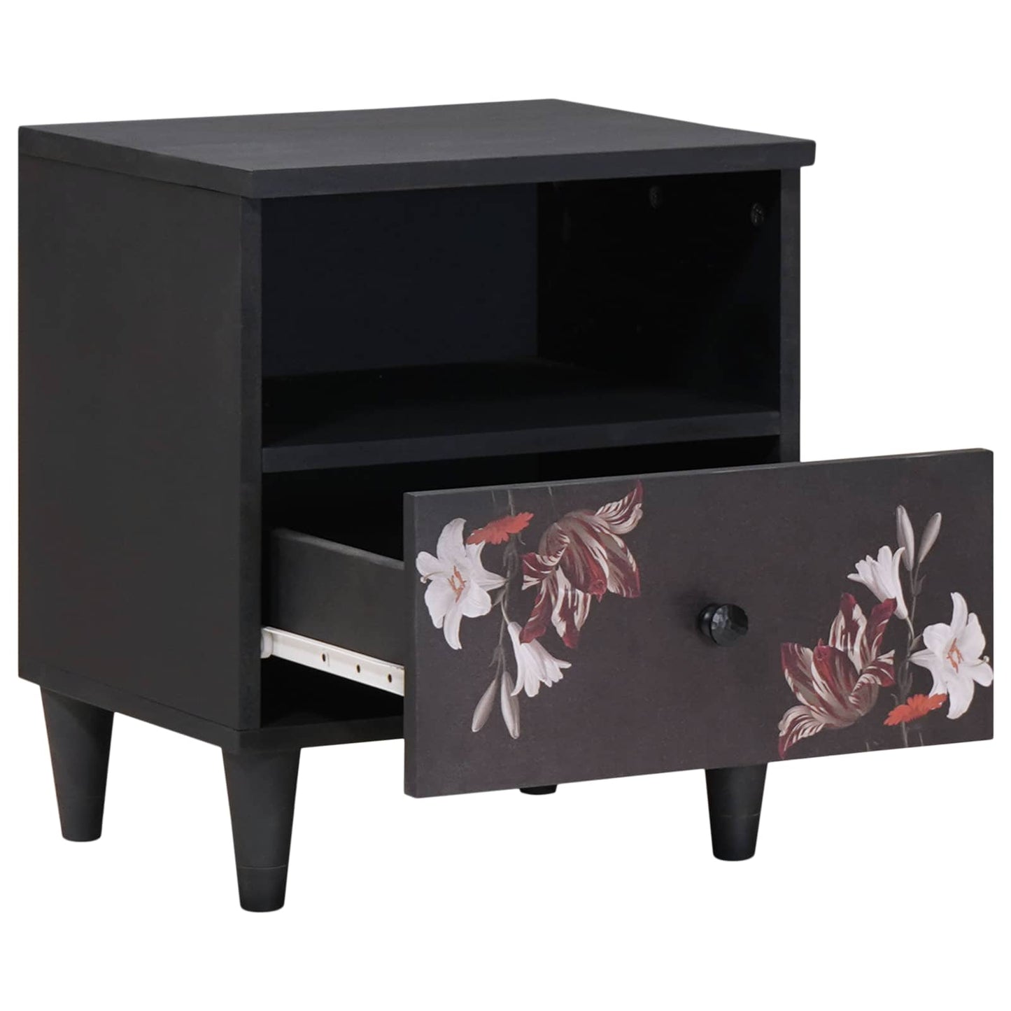 Bedside Table 2 pcs Brown 40 x 33 x 46 cm Solid Mango Wood