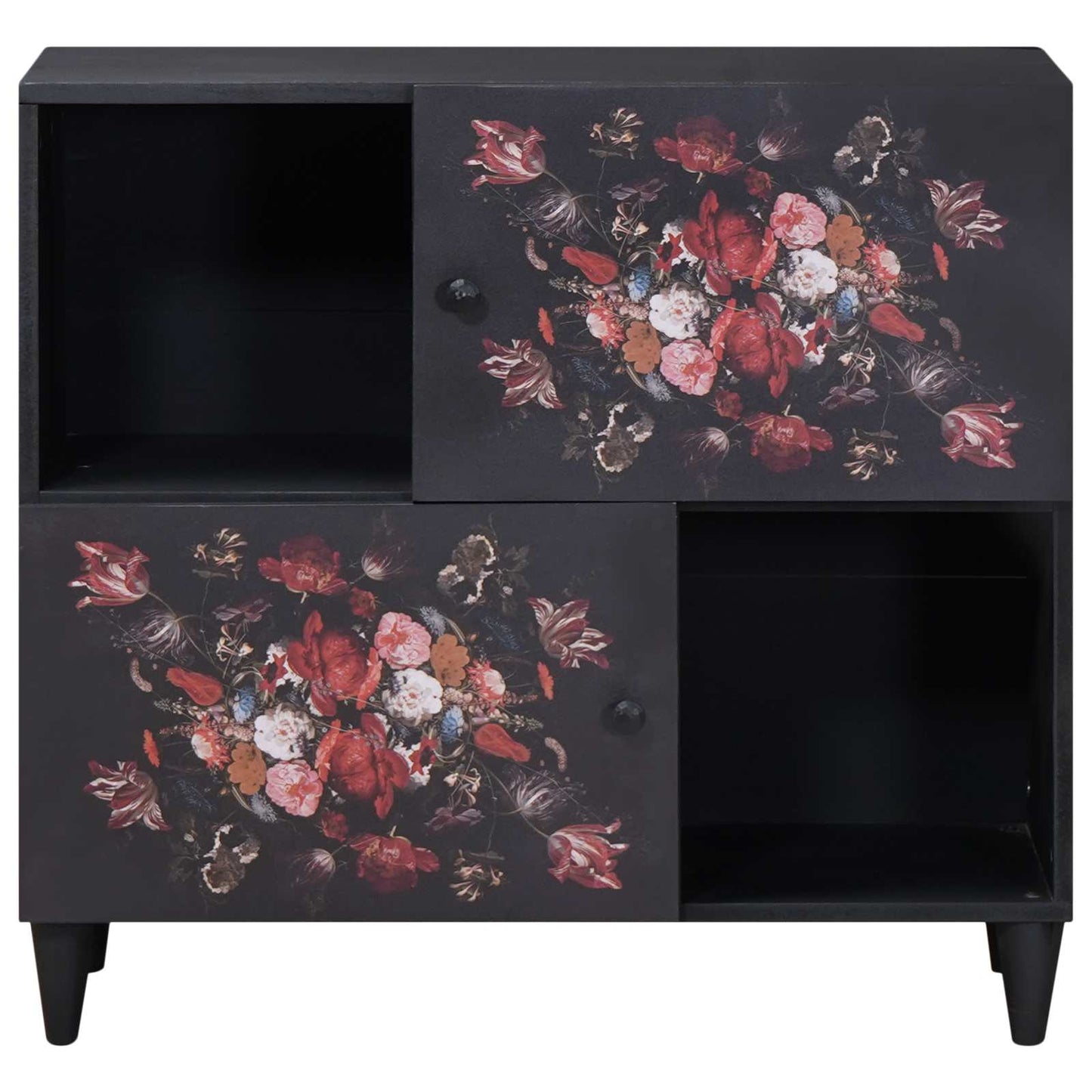 Storage Cabinets Multicolour 80 x 33.5 x 75 cm Solid Mango Wood