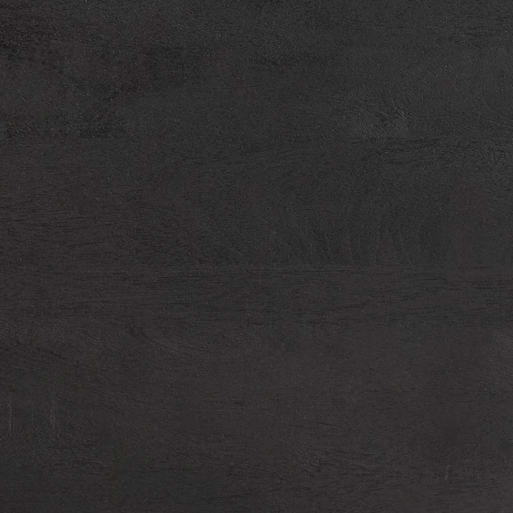 Wall Cabinet Black 38 x 33 x 48 cm Solid Mango Wood