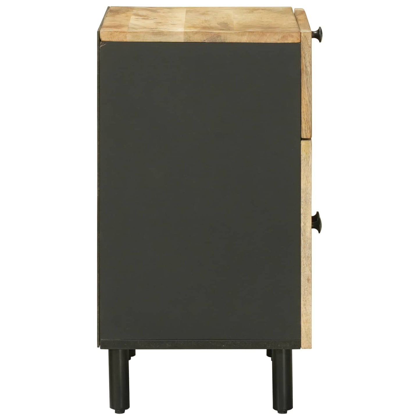 Bedside Table Natural 50 x 33 x 60 cm Solid Mango Wood