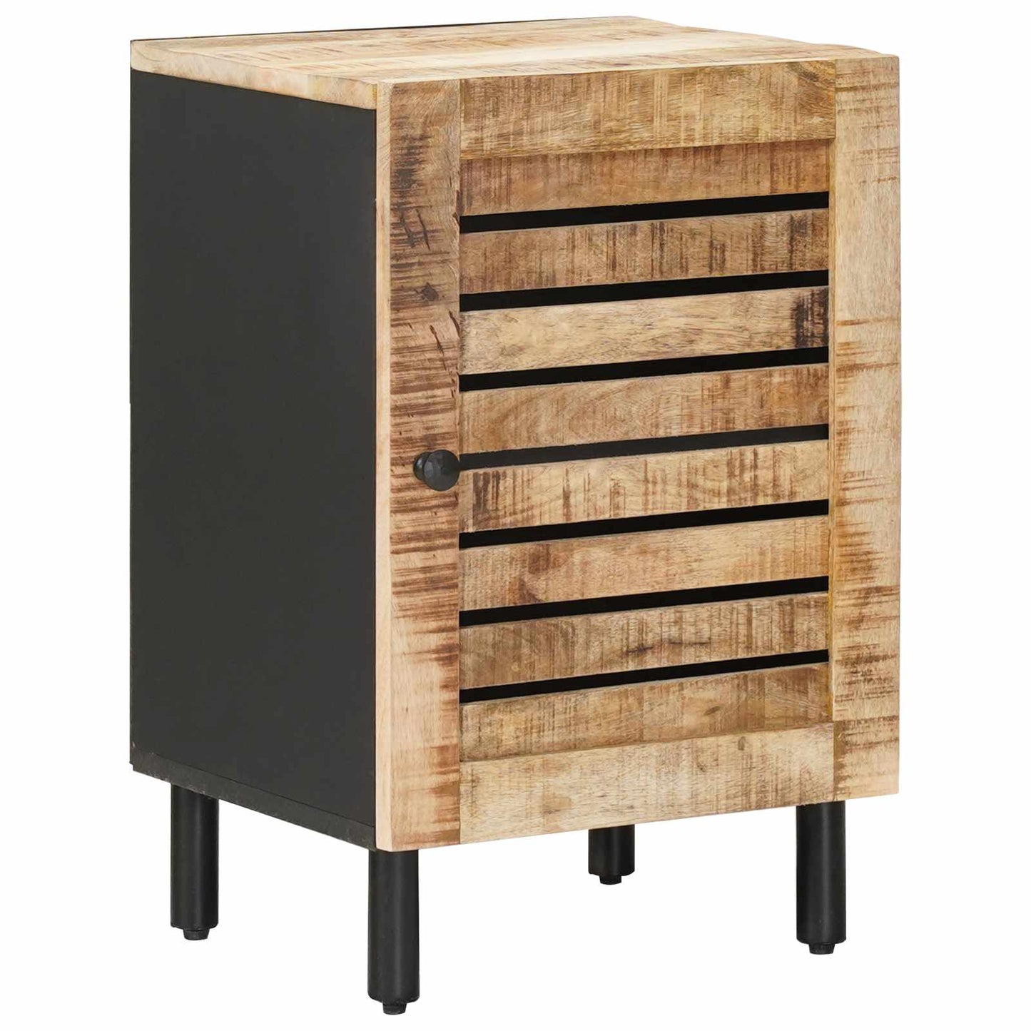 Bathroom Cabinet with Storage Brown and Black 38 x 33.5 x 58 cm