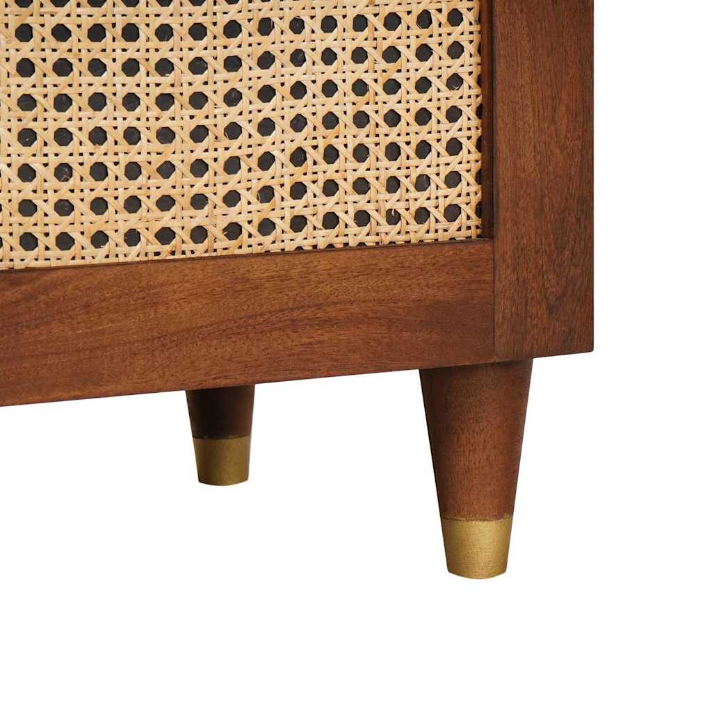 Bedside Cabinet 2 pcs Brown 40 x 33.5 x 46 cm Solid Acacia wood