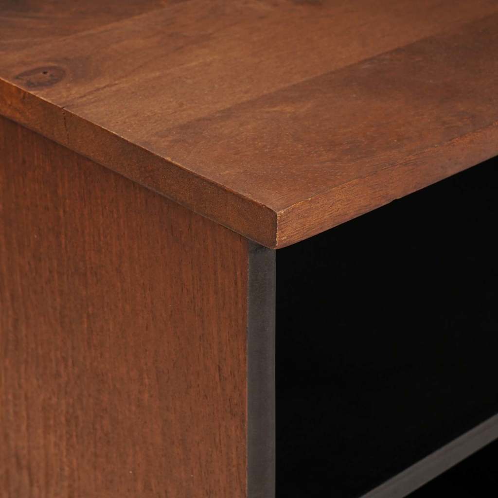 TV Cabinet Brown 100 x 33.5 x 46 cm Solid Mango Wood