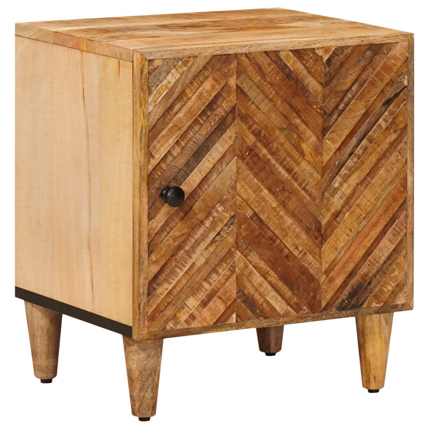 Bedside Table Brown 40 x 33.5 x 46 cm Solid Mango Wood