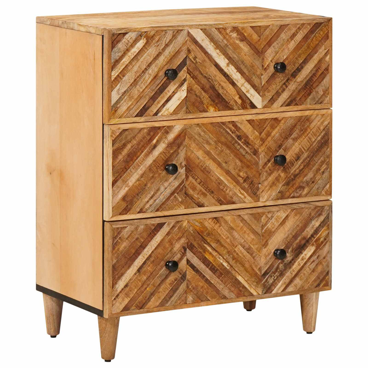 Storage Cabinets 60 x 33 x 75 cm Solid Mango Wood Brown