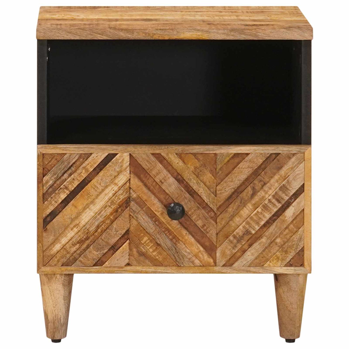 Bedside Table 2 pcs Brown 50 x 33 x 60 cm Solid Mango Wood