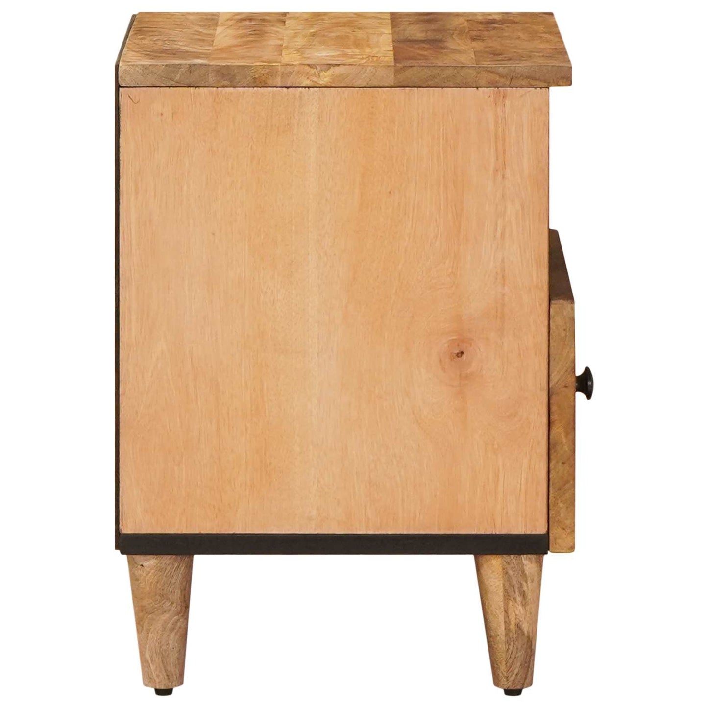 Bedside Table 2 pcs Brown 50 x 33 x 60 cm Solid Mango Wood