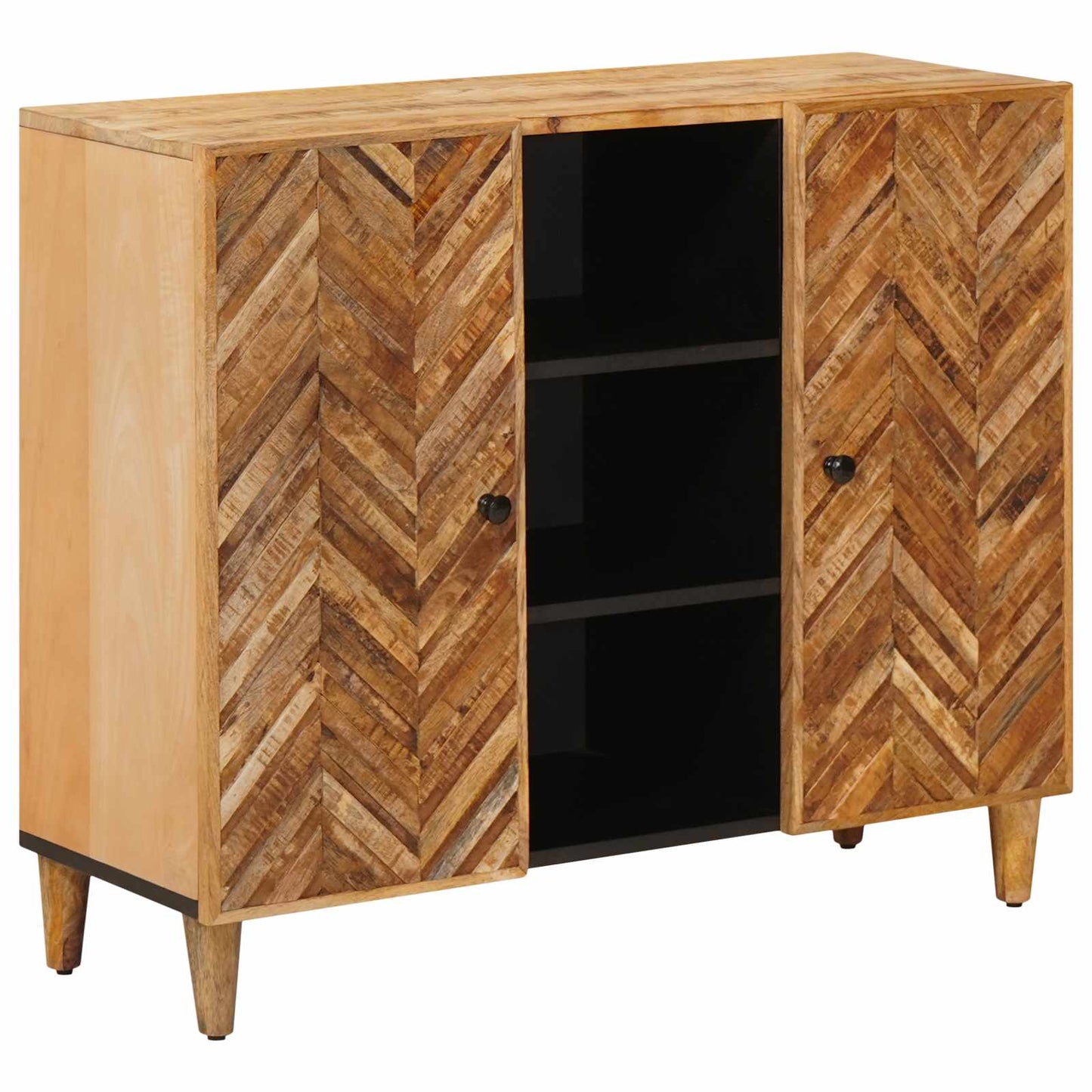 Storage Cabinets Brown 90 x 33.5 x 75 cm Solid Mango Wood