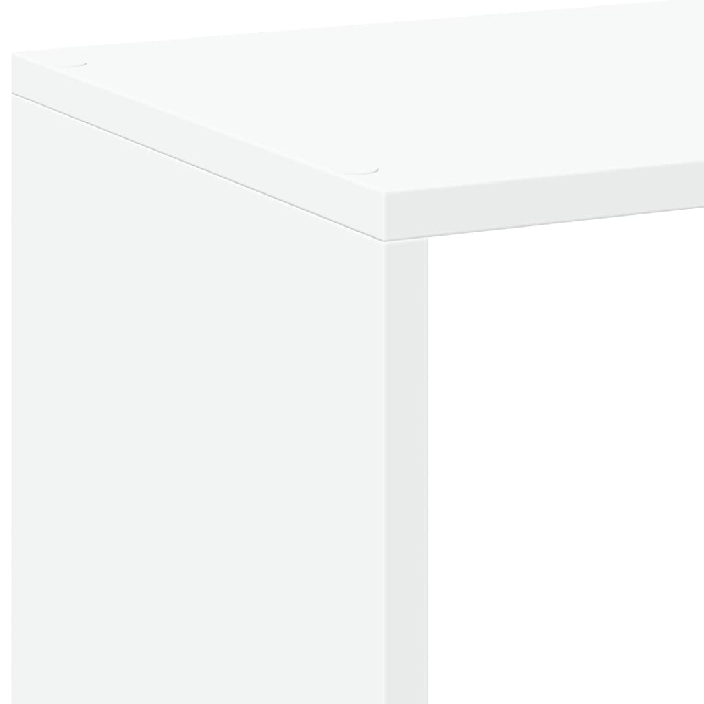 Room Divider Bookcase White 102x29x103,5 cm Engineered Wood