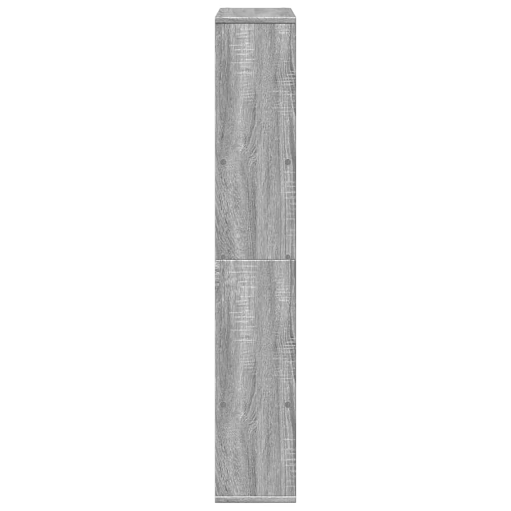 Bookcase Grey Sonoma 72x20x120,5 cm Engineered Wood