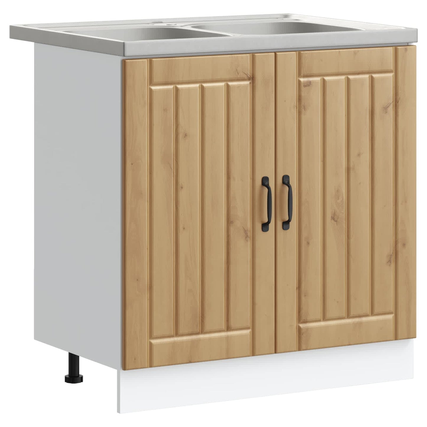 Sink Base Cabinet Lucca 2 pcs Artisan Oak Engineered Wood
