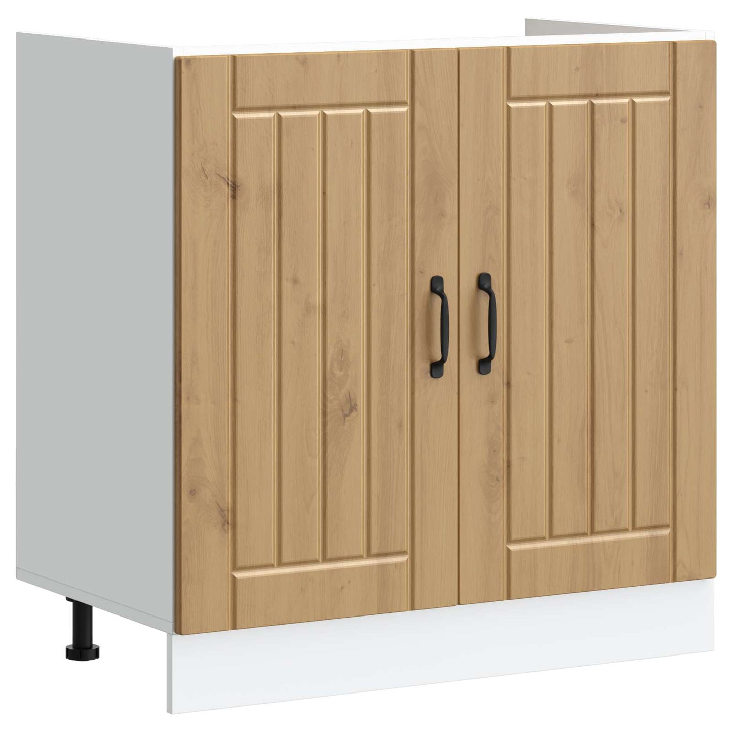 Sink Base Cabinet Lucca 2 pcs Artisan Oak Engineered Wood