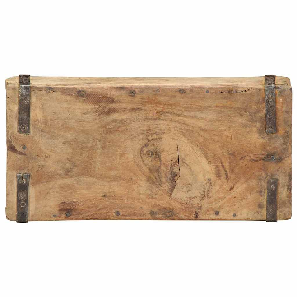 Tray 4 pcs Brown 30 x 15 x 9 cm Solid Reclaim Wood