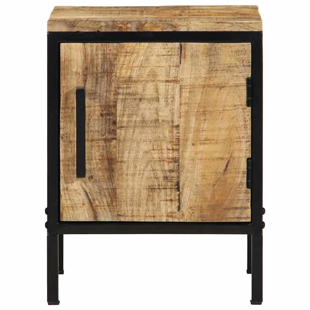 Bedside Cabinet Brown and Black 30 x 30 x 40 cm