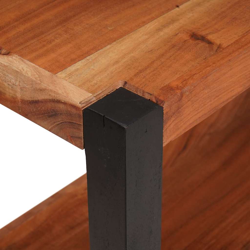 Bookshelf Brown 80 x 30 x 40 cm Solid Acacia Wood