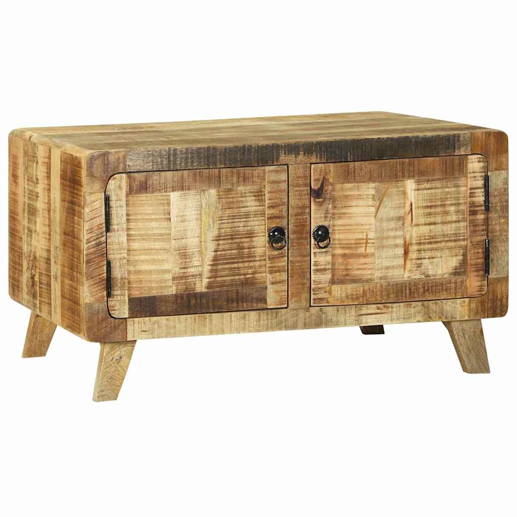 Coffee Table Brown 80 x 54 x 45 cm Solid Mango Wood