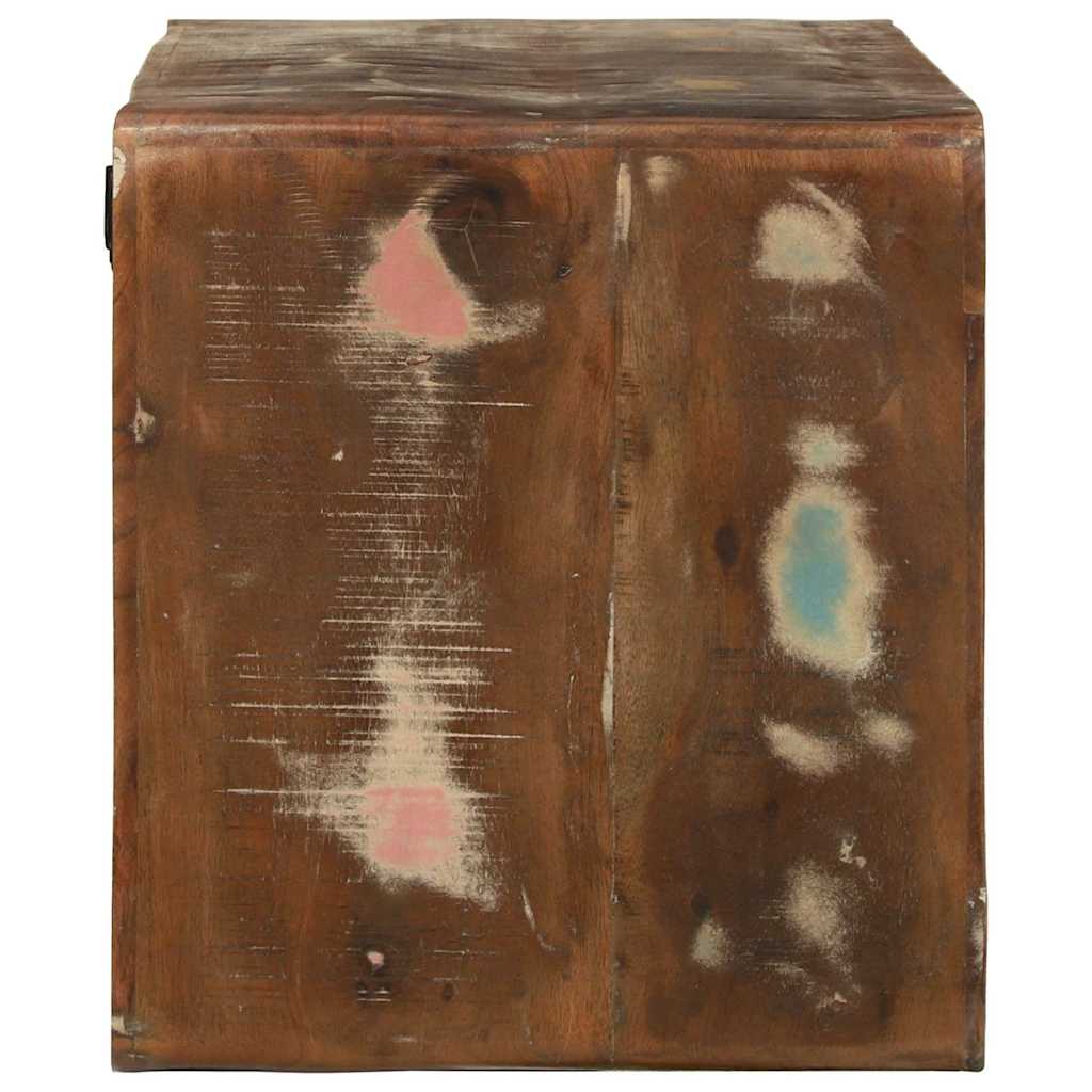 TV Cabinet Multicolour 80 x 32 x 36 cm Solid Reclaim wood