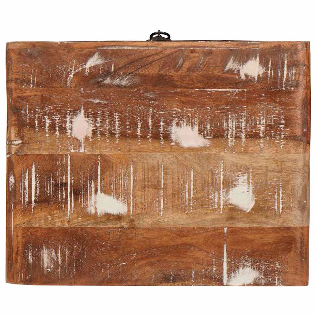 End Table with Drawer Brown 40 x 32 x 46 cm Solid Reclaim Wood