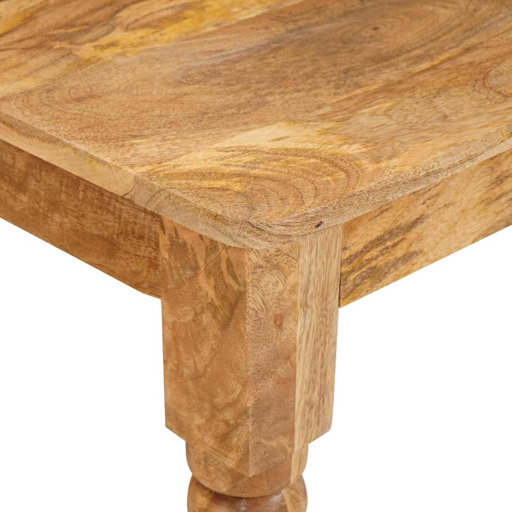 Coffee Table Brown 110 x 55 x 77 cm Solid Mango Wood