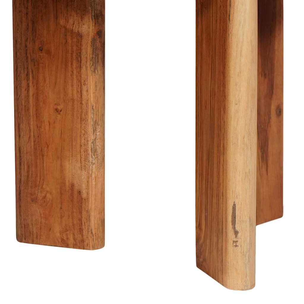 Nesting Coffee Tables 3 pcs Brown Ø 54 x 40 cm