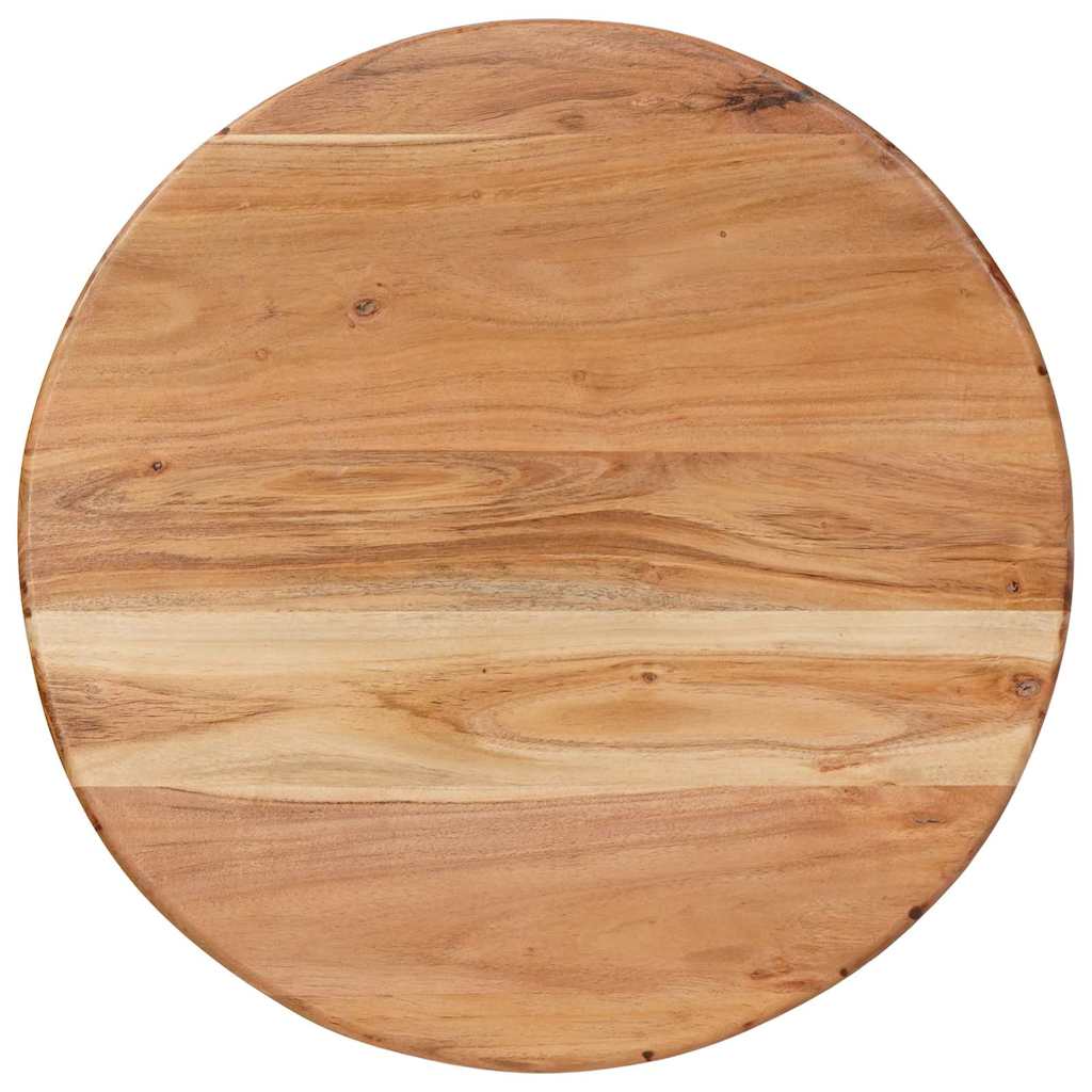 Nesting Coffee Tables 3 pcs Brown Ø 54 x 40 cm