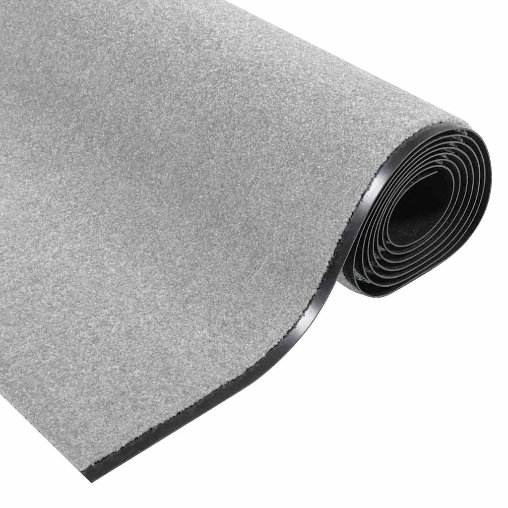 Doormat Grey and Black 120 x 350 cm 100% Polyamide