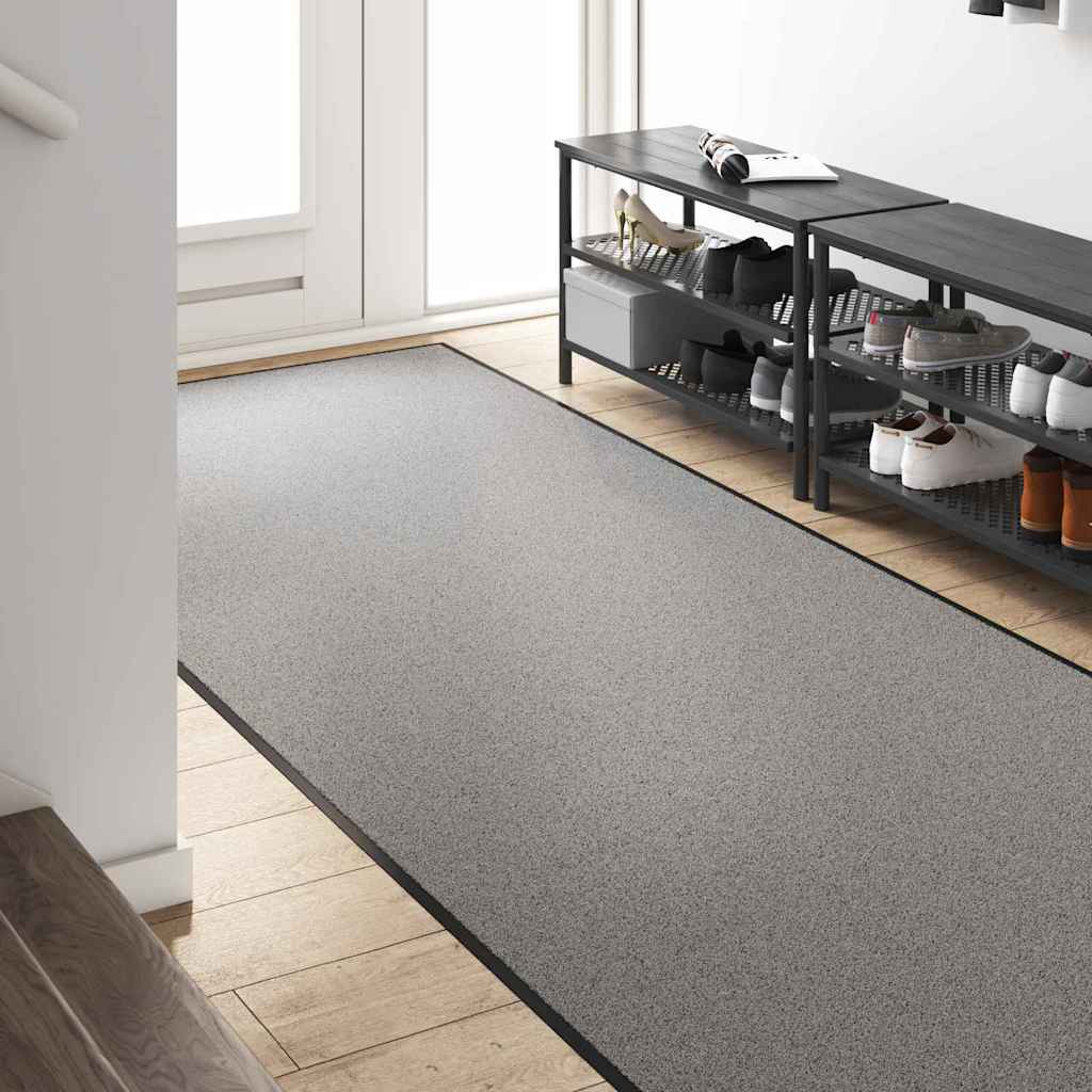 Doormat Grey and Black 120 x 350 cm 100% Polyamide
