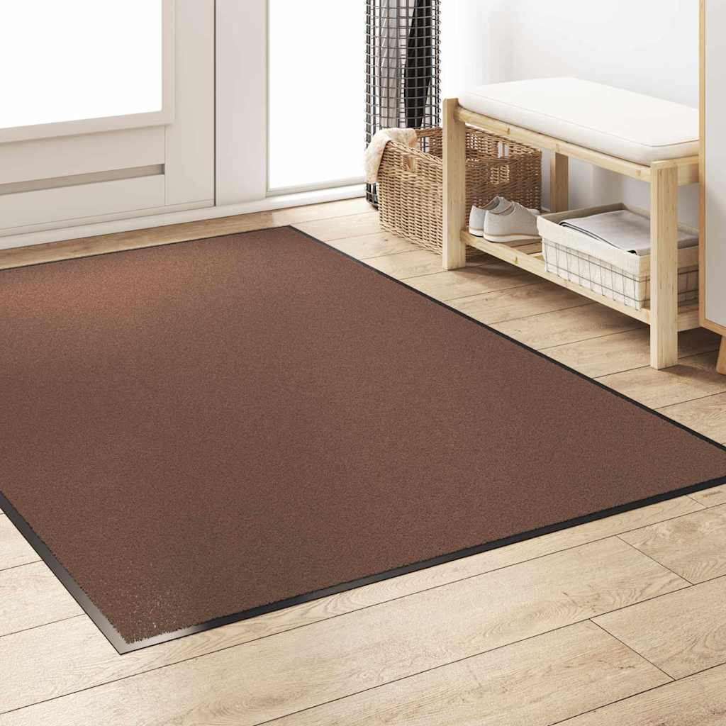 Doormat Brown and Black 120 x 180 cm 100% Polyamide