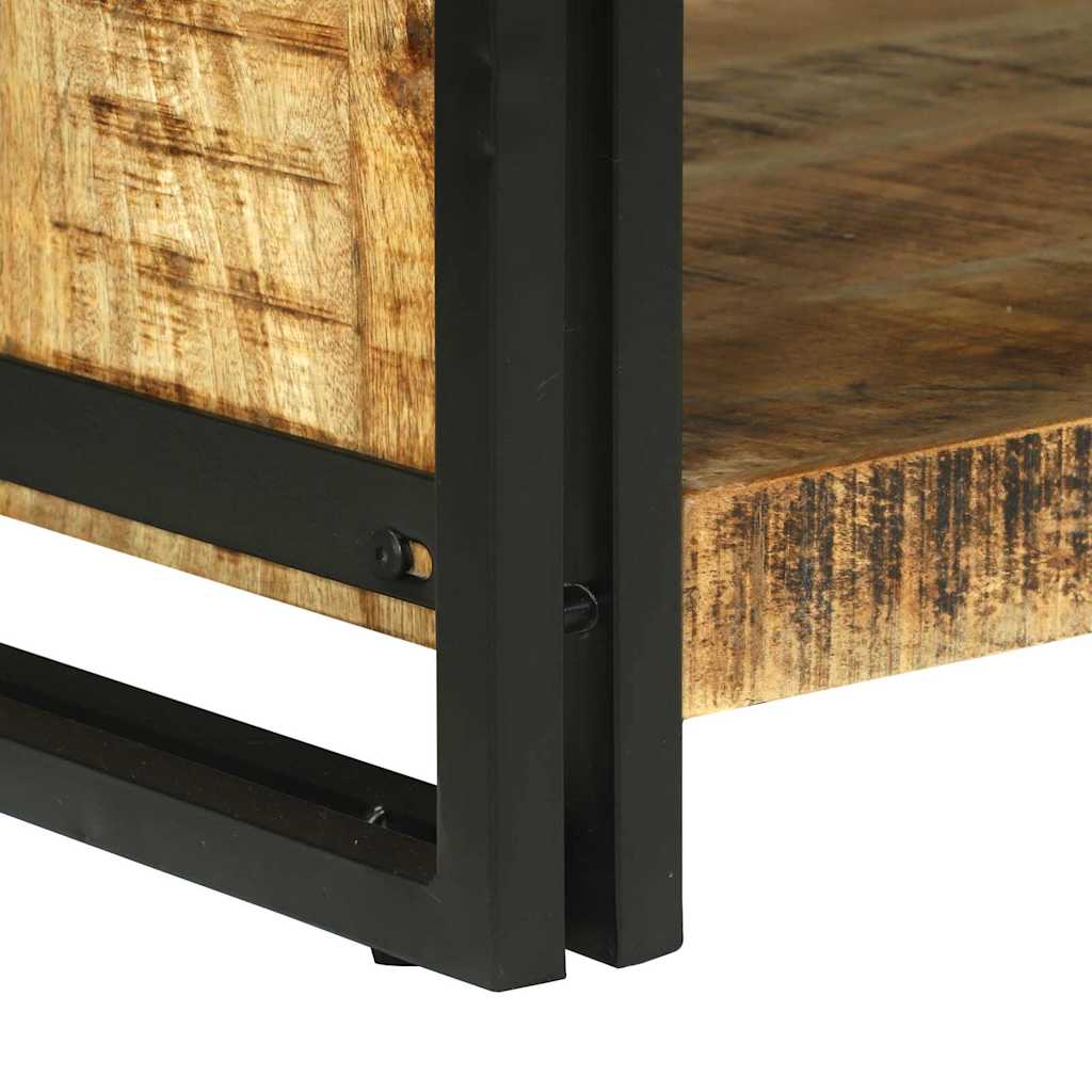 Coffee Table Brown 120 x 50 x 38 cm Solid Mango Wood