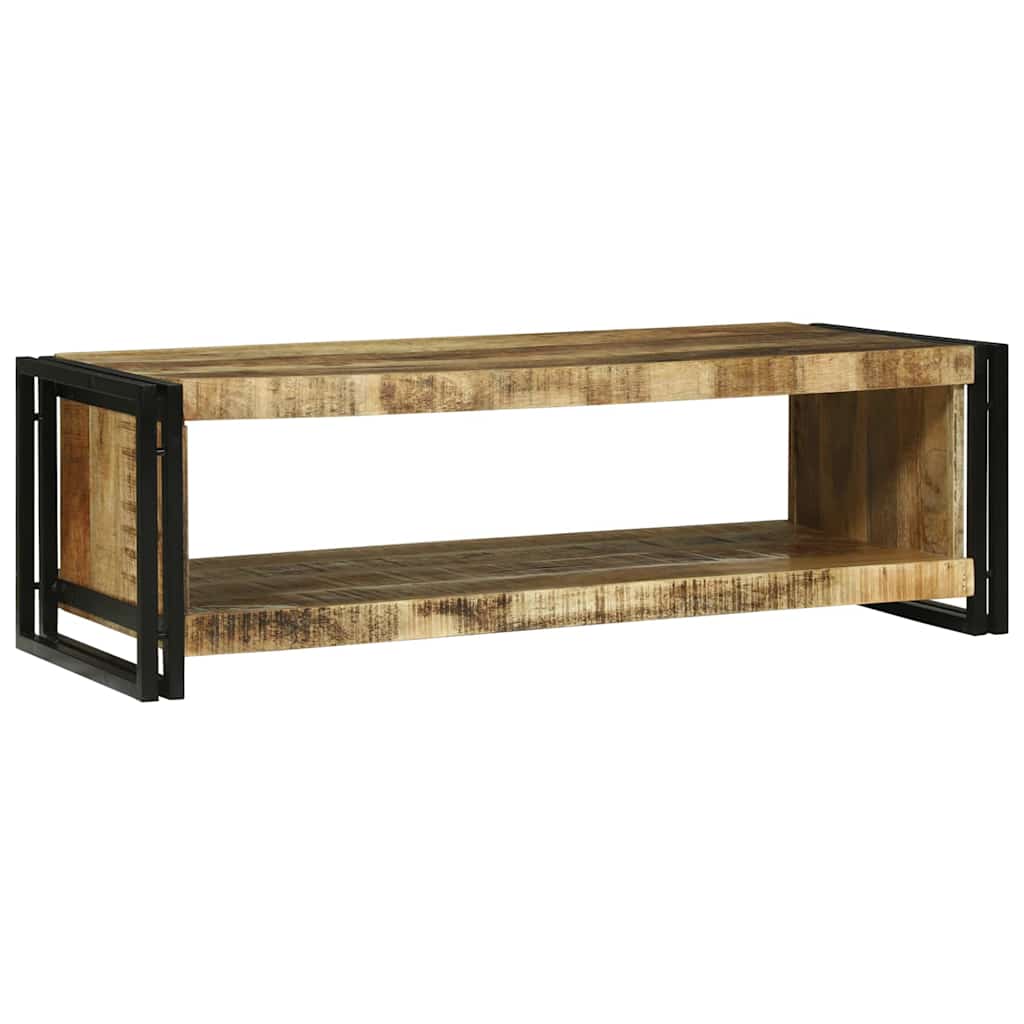 Coffee Table Brown 120 x 50 x 38 cm Solid Mango Wood