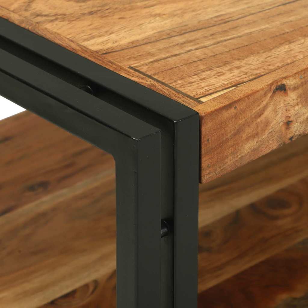 Coffee Table Brown 120 x 50 x 38 cm Solid Acacia Wood