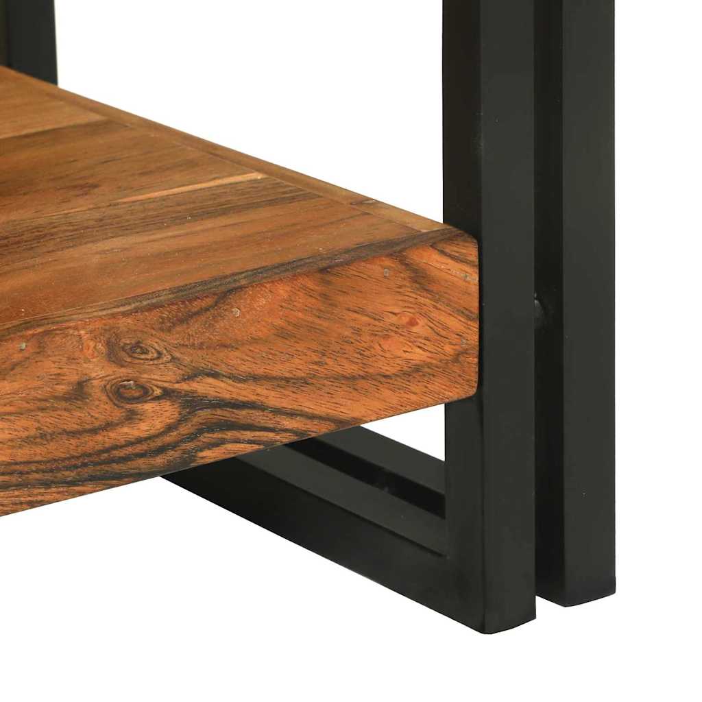 Console Table Brown 120 x 33 x 75 cm Solid Acacia Wood