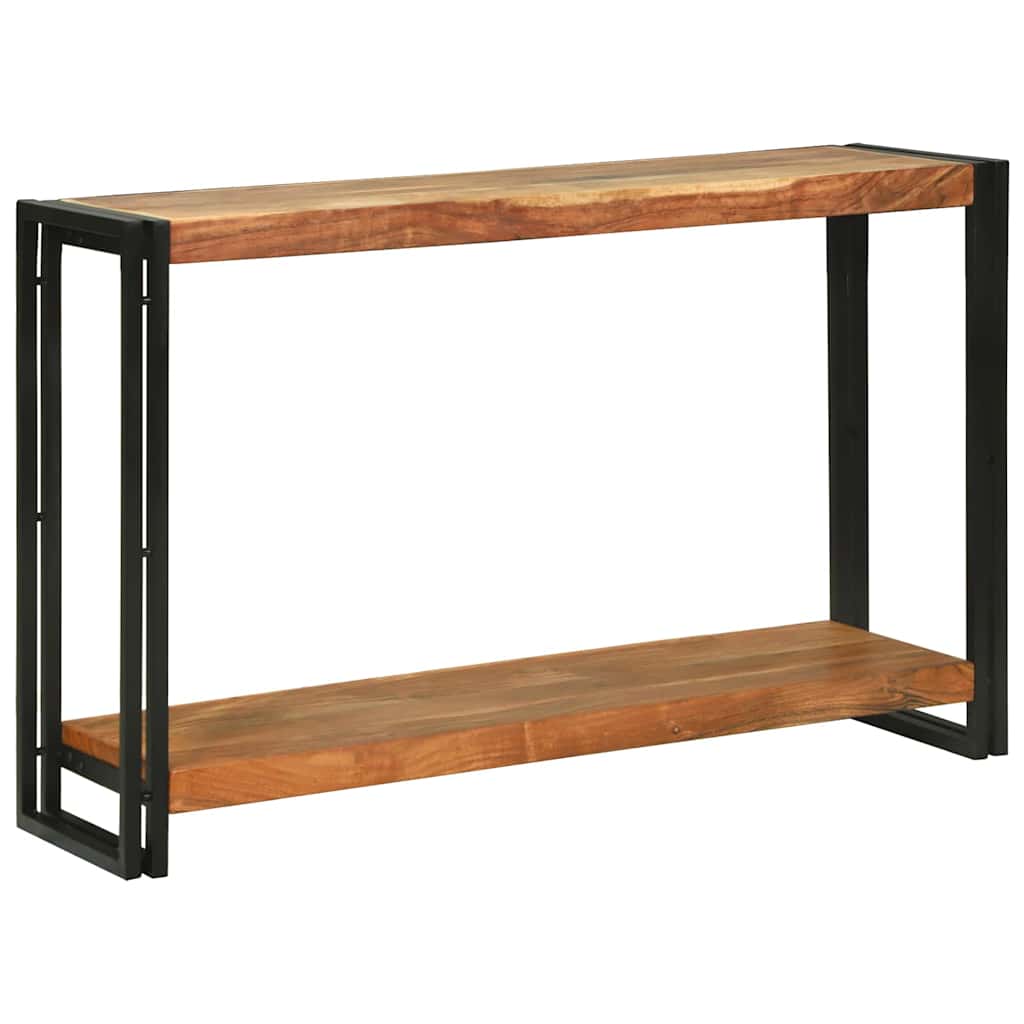 Console Table Brown 120 x 33 x 75 cm Solid Acacia Wood