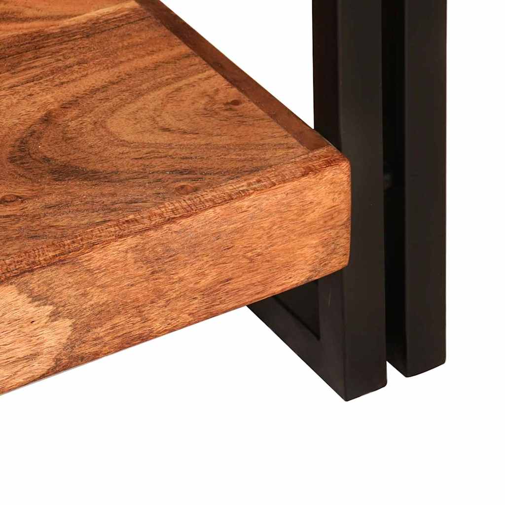 Console Table Brown 90 x 33 x 75 cm Solid Acacia Wood