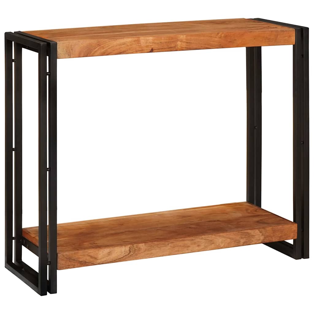 Console Table Brown 90 x 33 x 75 cm Solid Acacia Wood