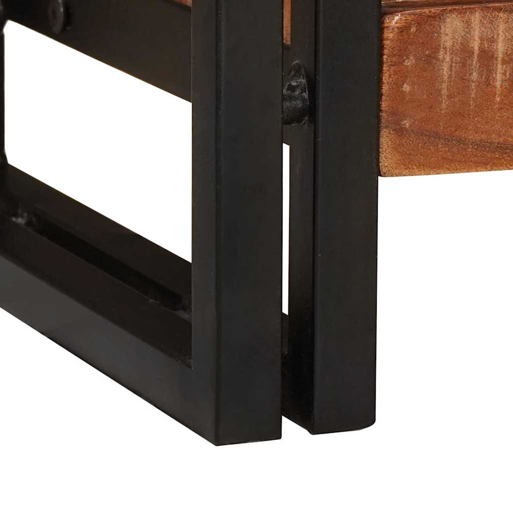 Console Table Multicolour 90 x 33 x 75 cm Solid Reclaim Wood