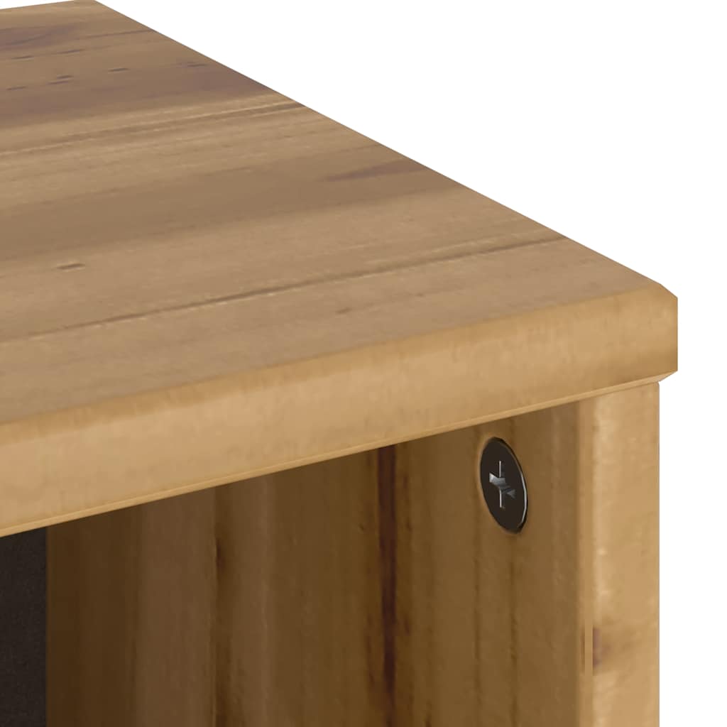 Side Cabinet ODDA 40x24x79 cm Solid Wood Pine