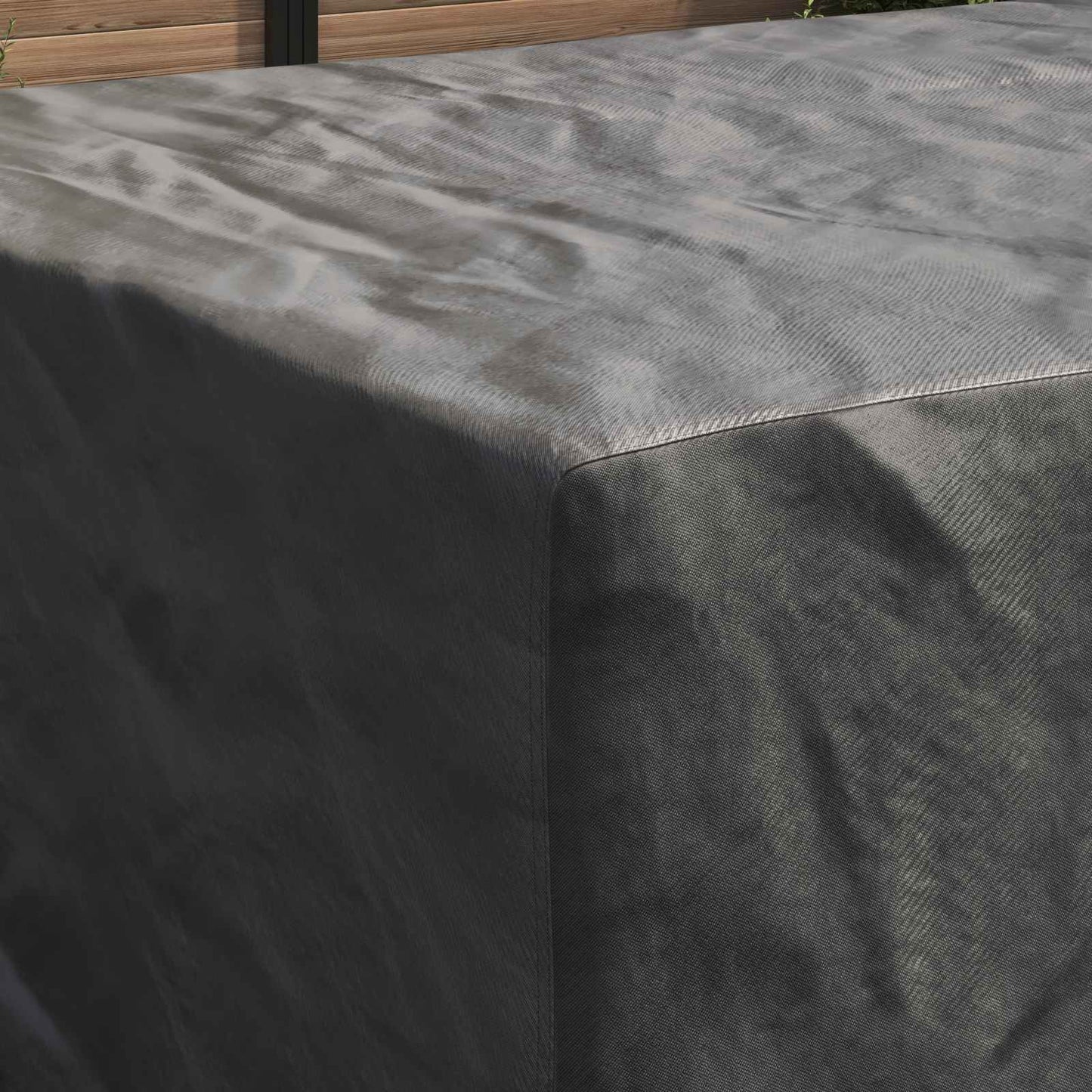 Furniture Cover Plain Black 305 x 190 x 85 cm 600D